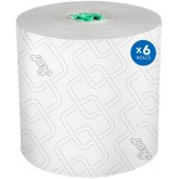 Scott Pro High-Capacity White Hard Roll Towels for Green Core Dispensers 25700 - 1150 Feet per Roll, 6 Rolls per Case
